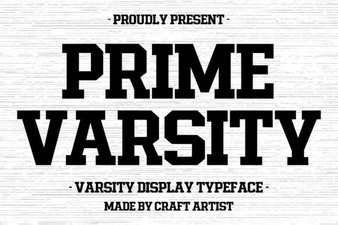Prime Varsity Font: Clean Design for Creative Projects